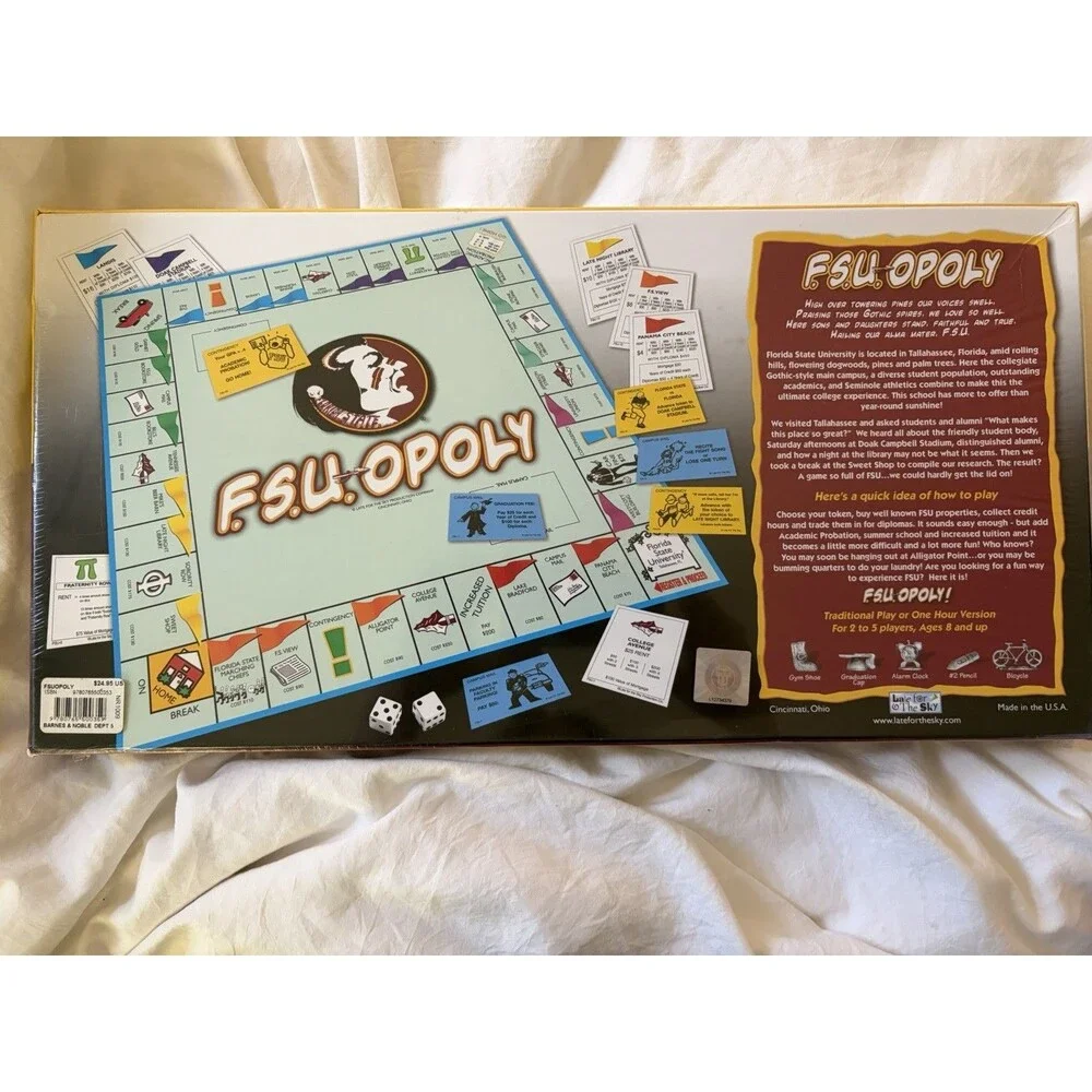 Late for the Sky fsu opoly